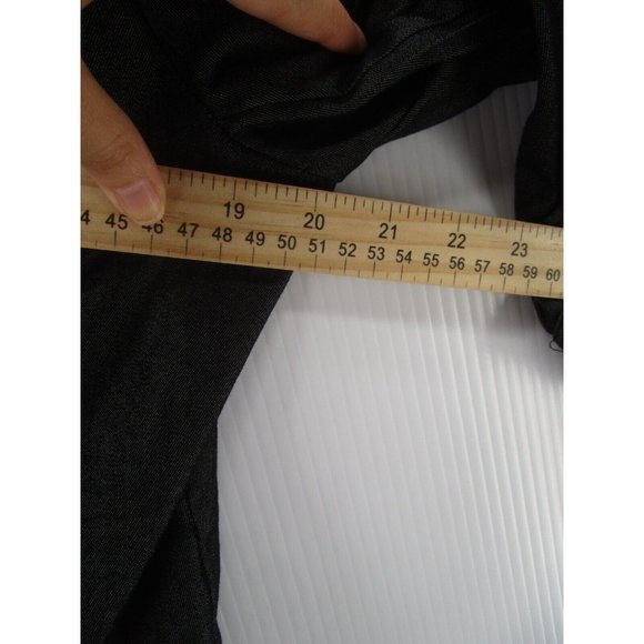 Attyre Jacket Medium Button Up Blazer Ruffled Career Preppy V-Neck - Picture 5 of 9